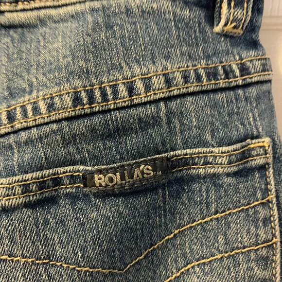 Rolla's Women's Original High Rise Straight Jeans Size 24 Blue Ankle Comfort - Picture 5 of 10